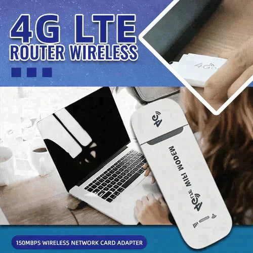 Korlátozott idejű ajánlat💖LTE Router Vezeték nélküli USB mobil szélessávú Wi-Fi adapter