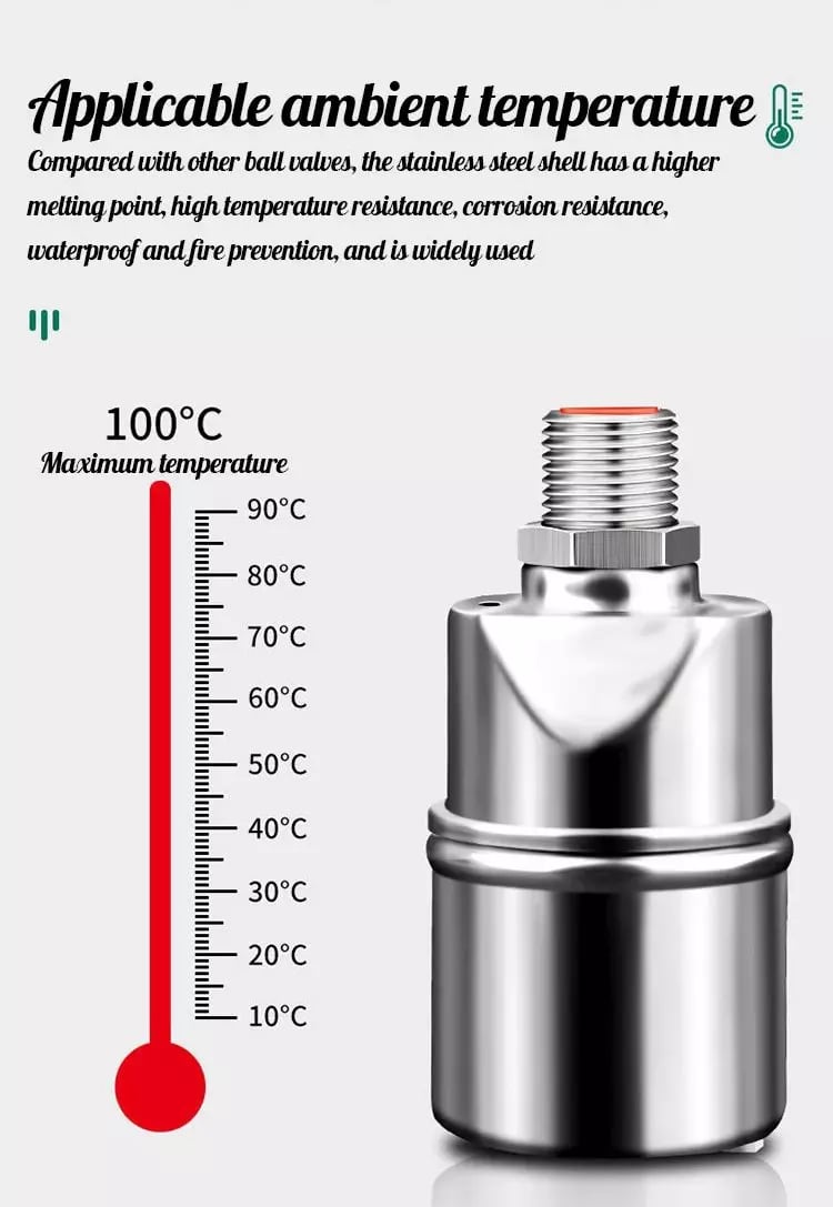 🌊304 rozsdamentes acél vízszint szabályozó úszószelep