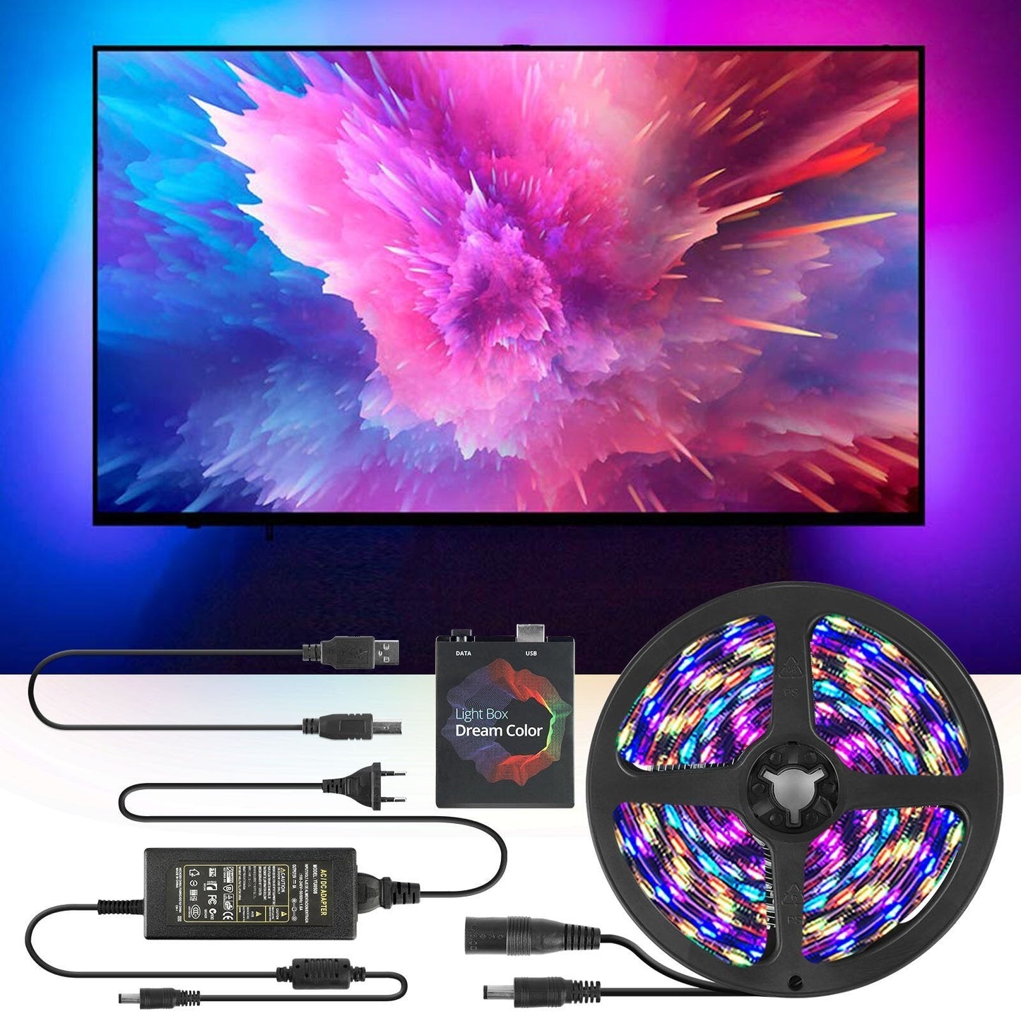 Ambilight TV PC Dream Screen USB LED szalag