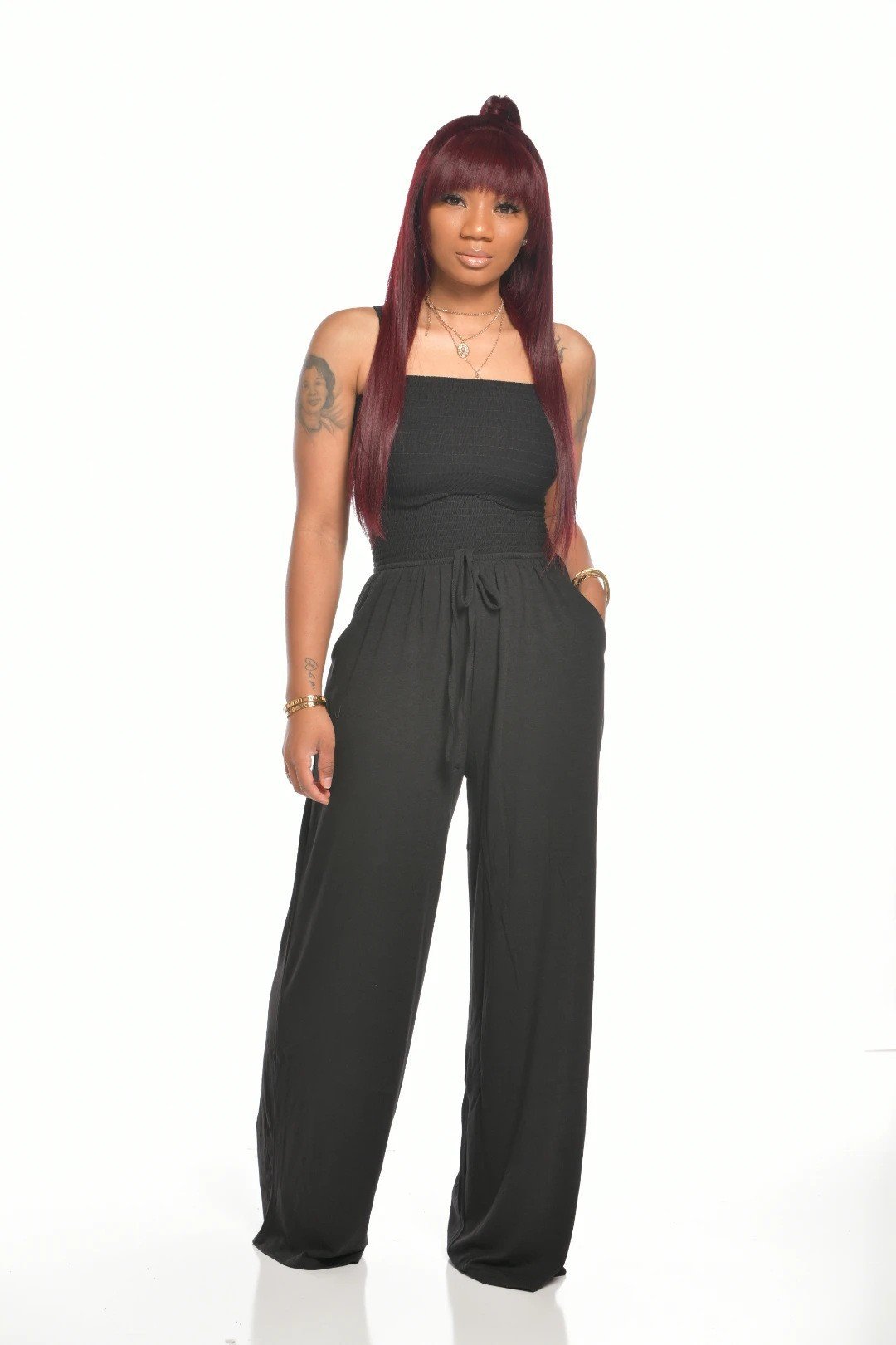 💟A legújabb pánt nélküli jumpsuit