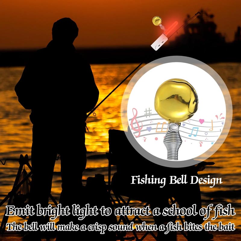 🎣LED horgászbot lámpa hangjelzéssel🐟